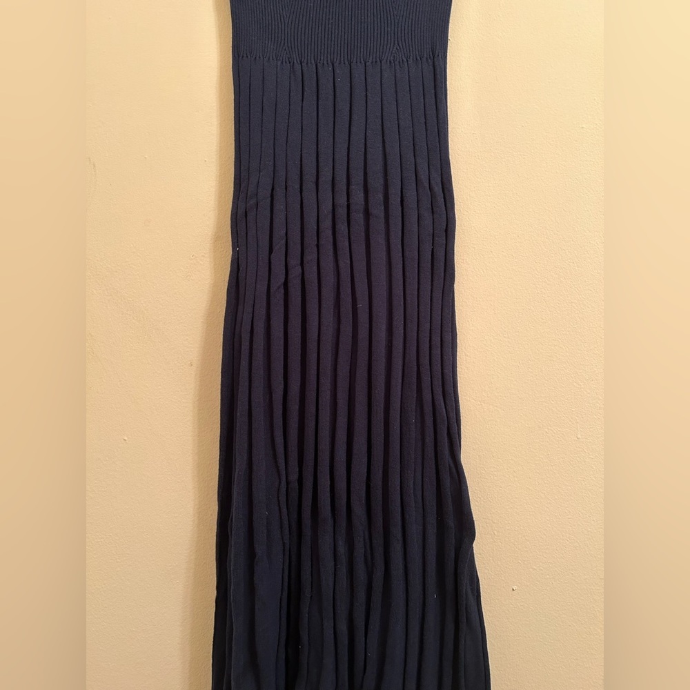 NWOT Uniqlo U Crew Neck Ribbed Balloon Dress - Picture 6 of 6